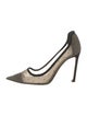 Christian Dior Mesh Animal Print Pumps