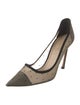 Christian Dior Mesh Animal Print Pumps