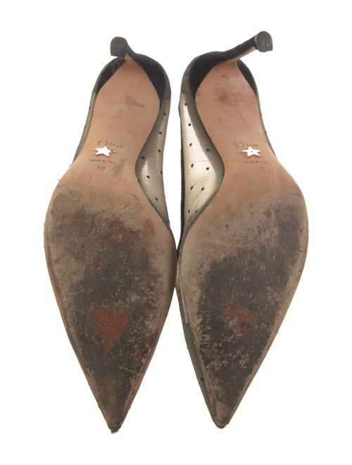 Christian Dior Mesh Animal Print Pumps