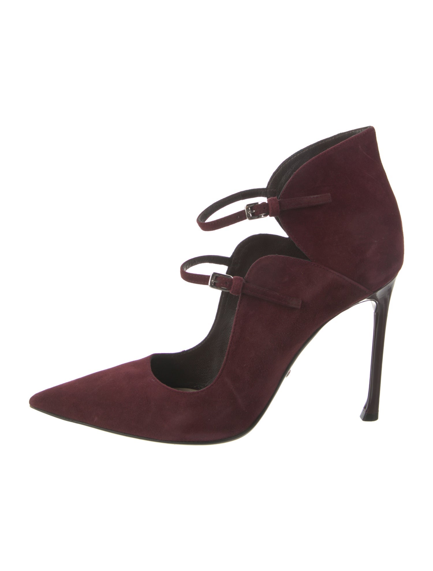 Christian Dior Suede D'Orsay Pumps