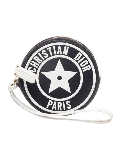 Christian Dior Leather Vibe Round Coin Purse