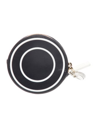 Christian Dior Leather Vibe Round Coin Purse