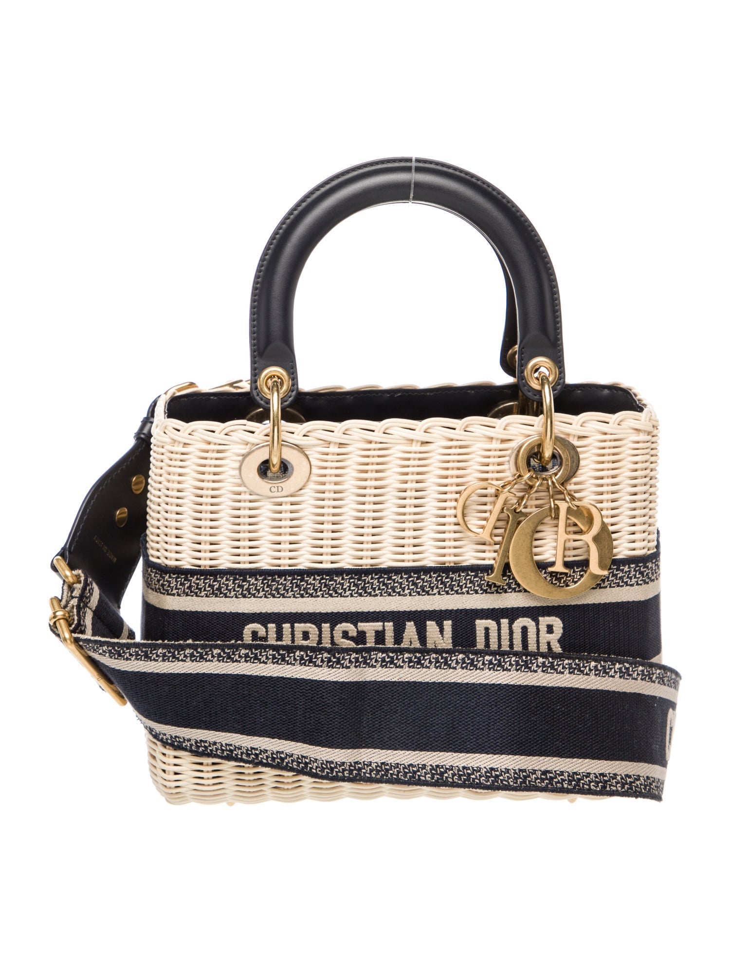 Christian Dior Oblique Jacquard Lady Dior Medium