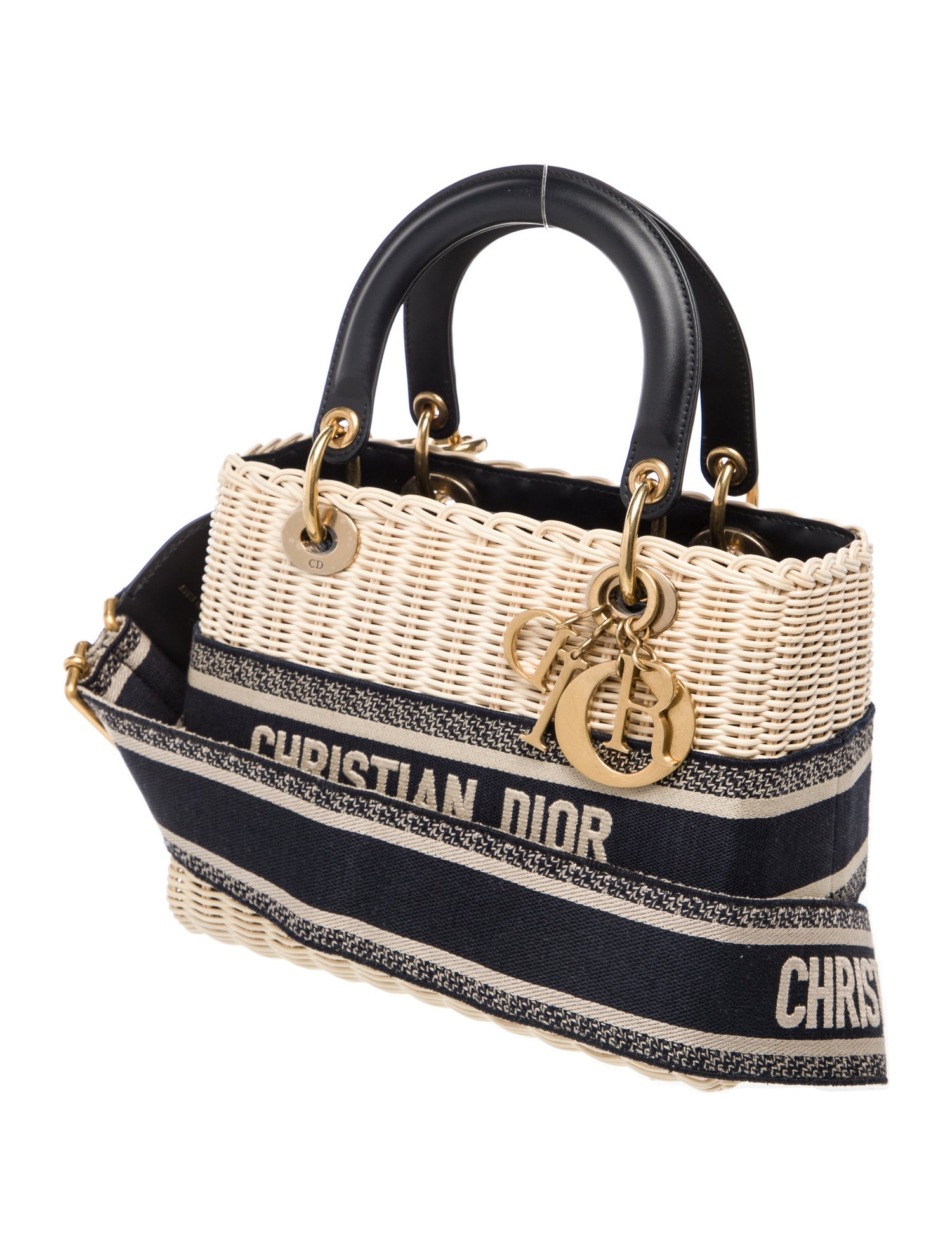 Christian Dior Oblique Jacquard Lady Dior Medium