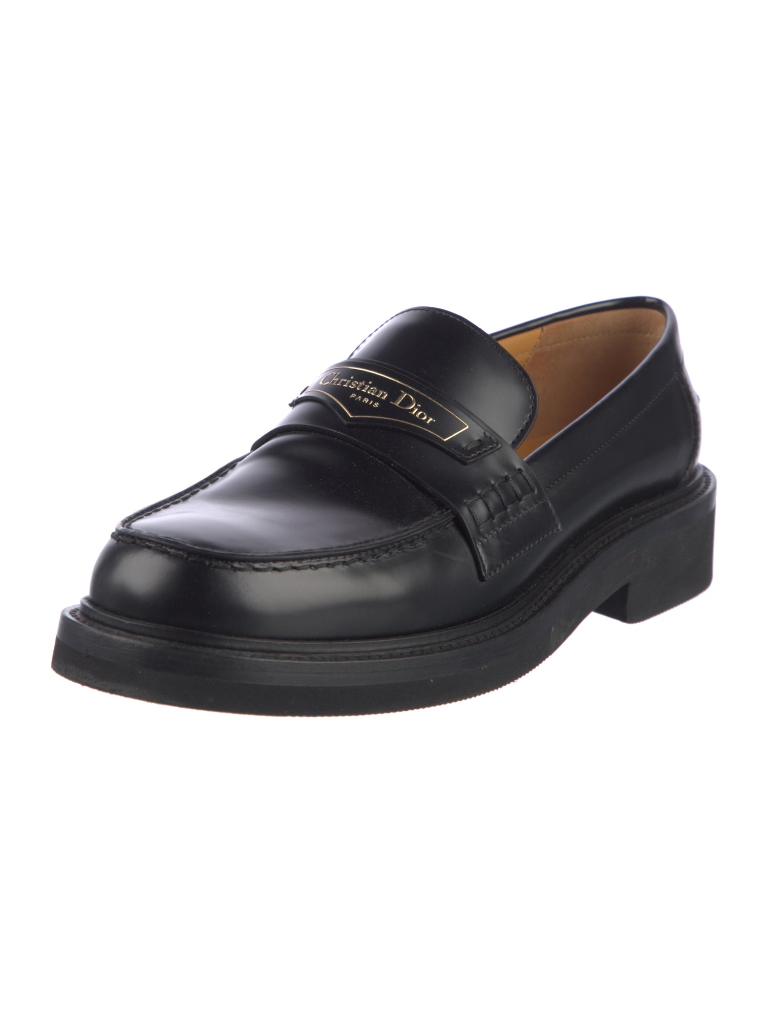 Christian Dior Leather Loafers