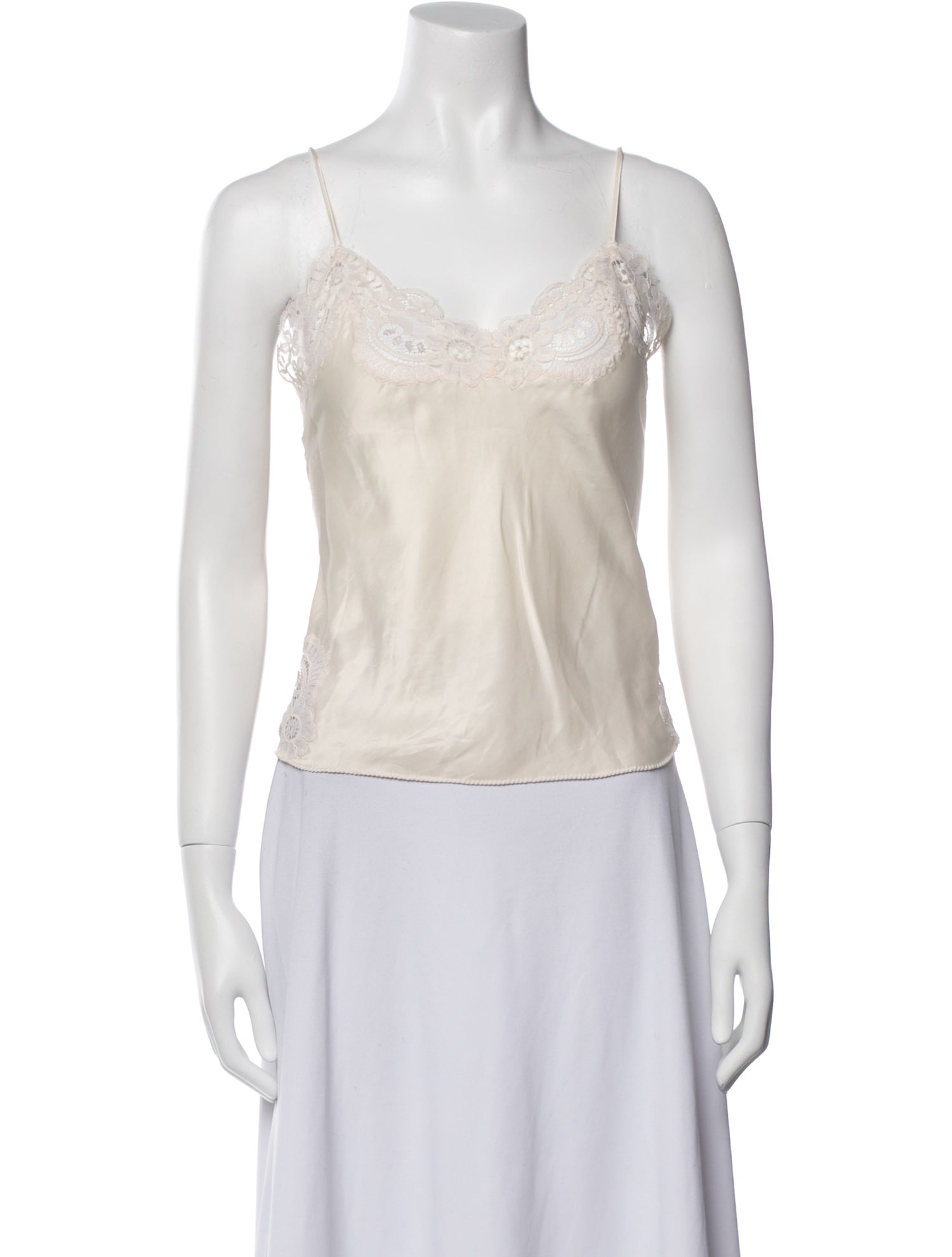 Christian Dior Nylon V-Neck Crop Top
