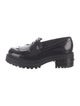 Christian Dior Patent Leather Fringe Trim Accent Loafers