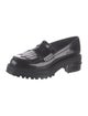 Christian Dior Patent Leather Fringe Trim Accent Loafers