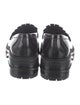 Christian Dior Patent Leather Fringe Trim Accent Loafers
