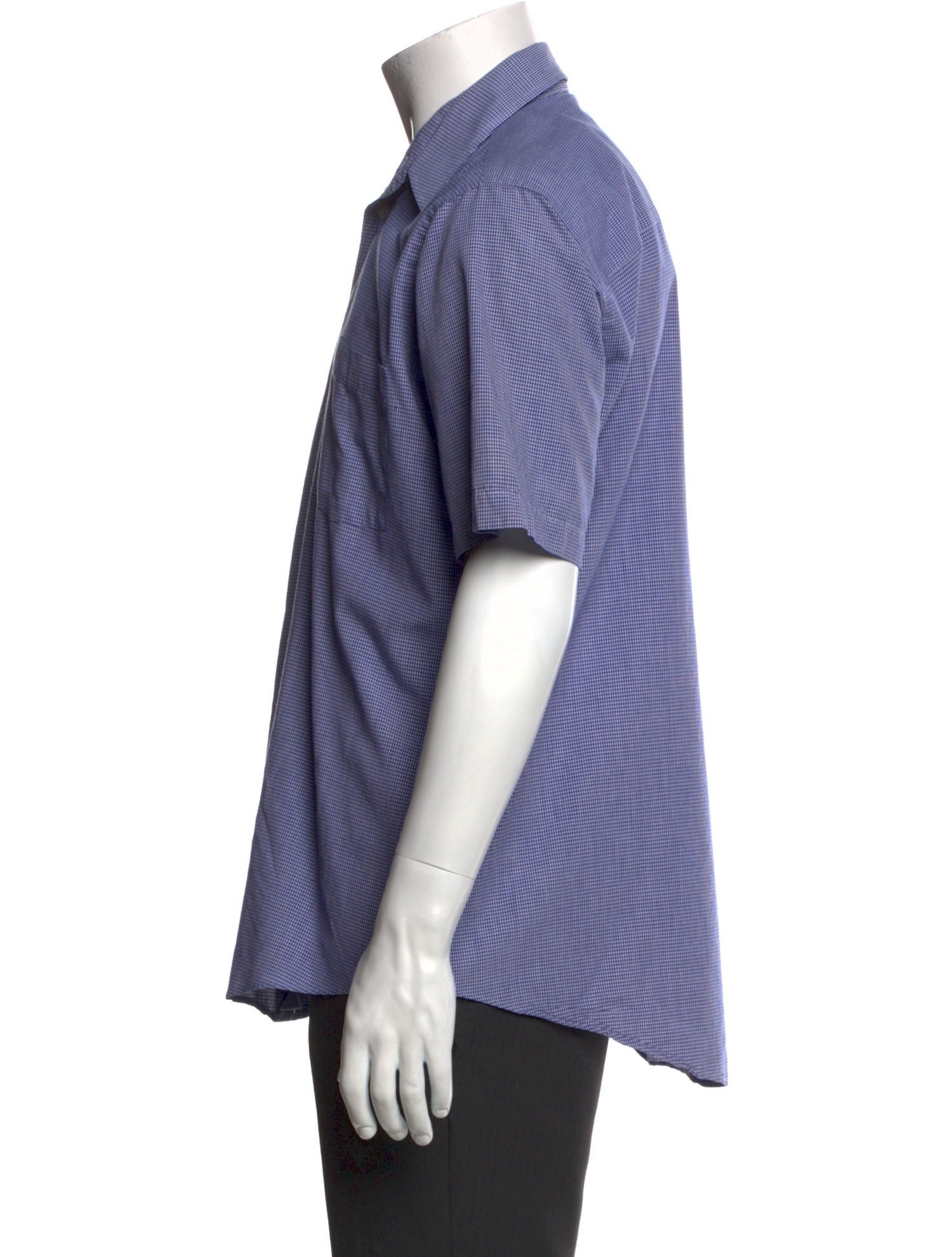 Christian Dior Vintage Plaid Print Shirt