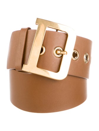 Christian Dior Wide Leather Waist Belt