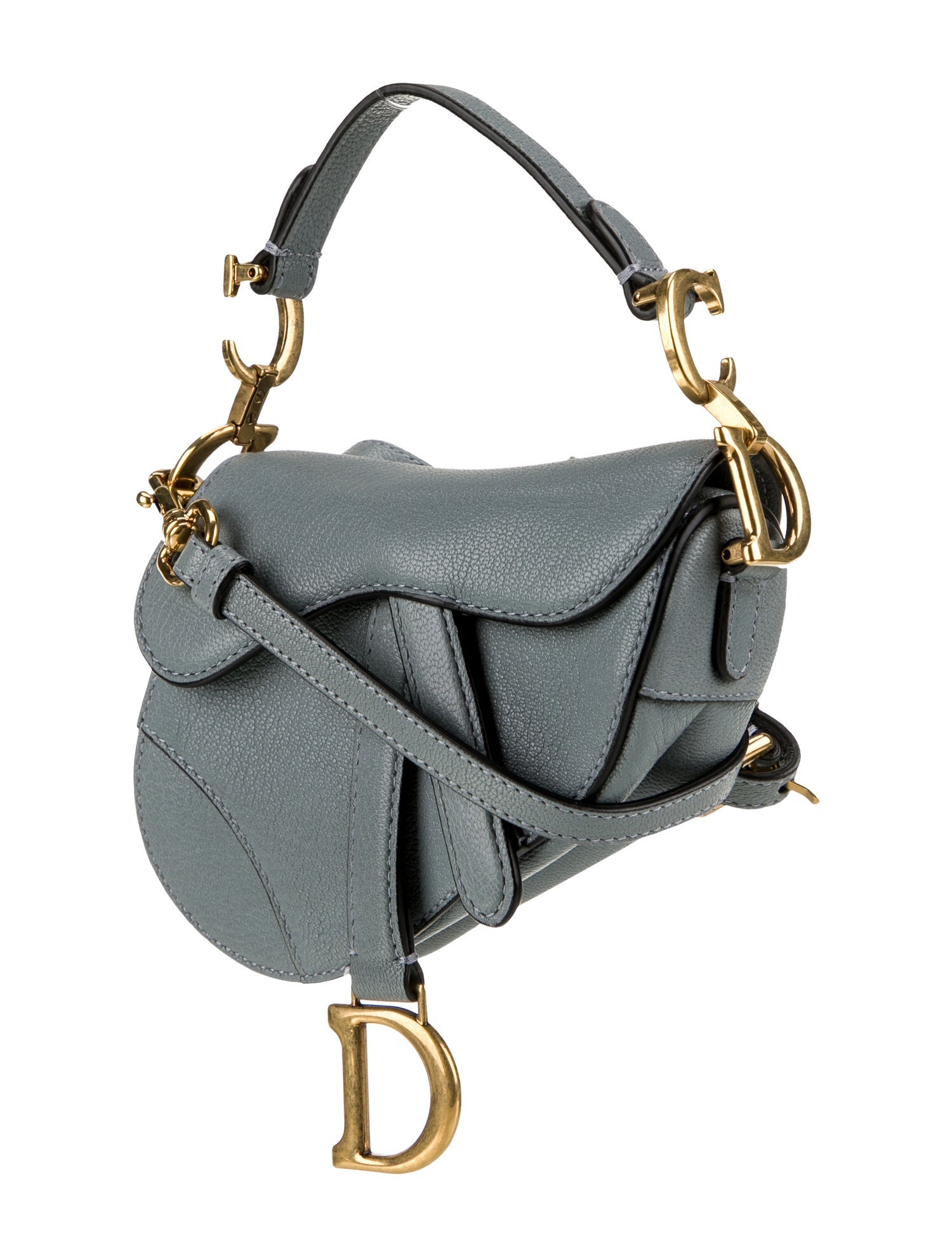 Christian Dior Goat Leather Saddle Micro 2022