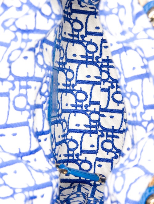 Christian Dior Oblique Jacquard Oblique wicker Rattan x leather x canvas 2 Small