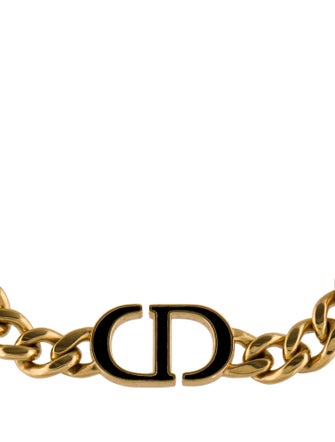 Christian Dior Enamel 30 Montaigne Necklace