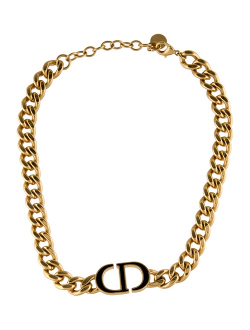 Christian Dior Enamel 30 Montaigne Necklace