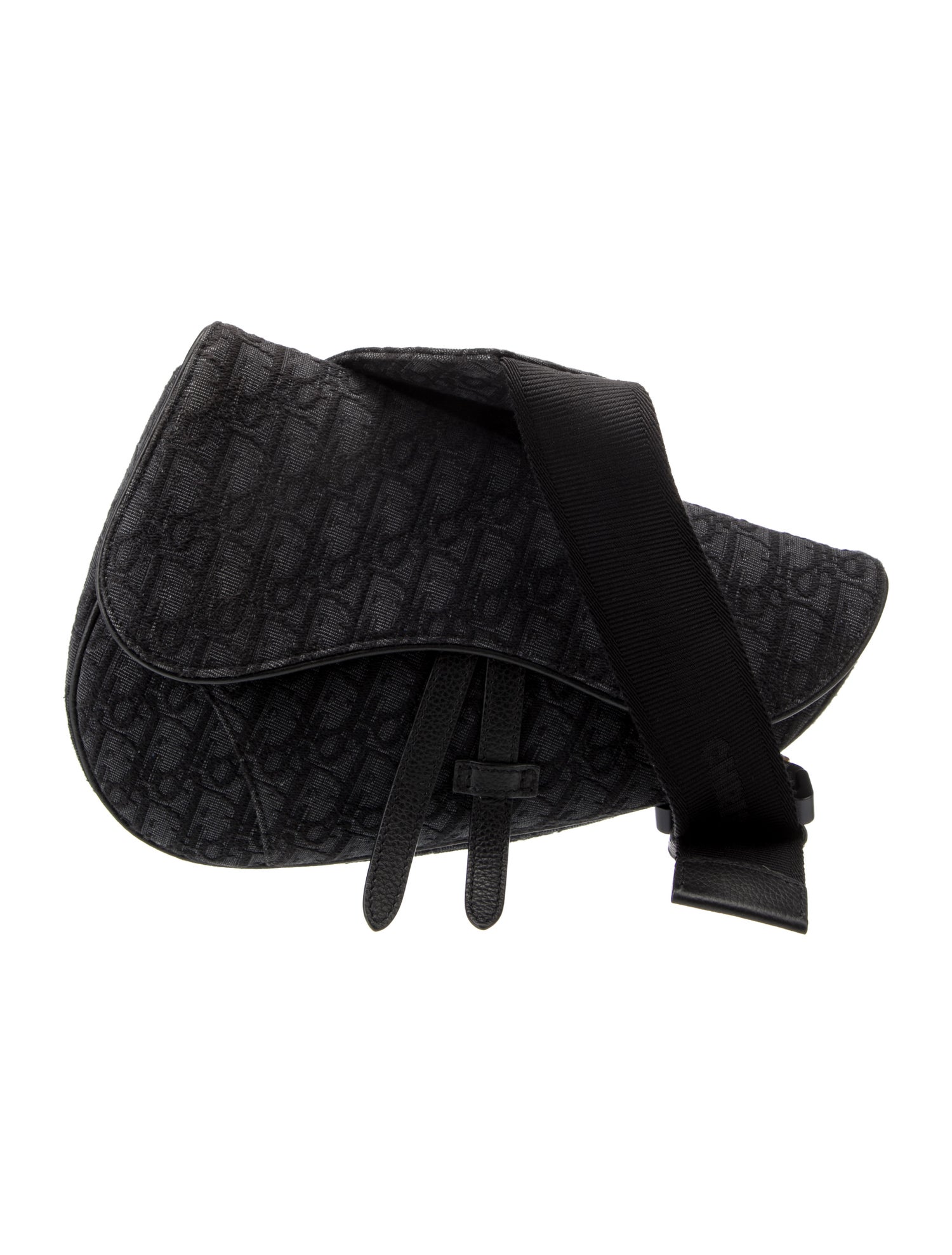 DIOR MEN Oblique Jacquard Saddle Bag 2022