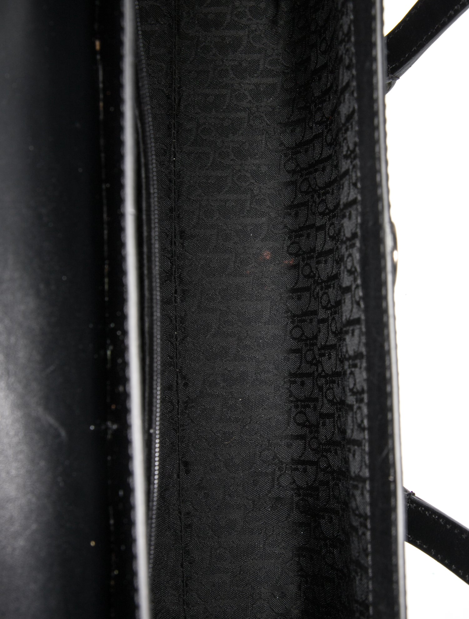 Christian Dior Patent Leather Saddle Vintage