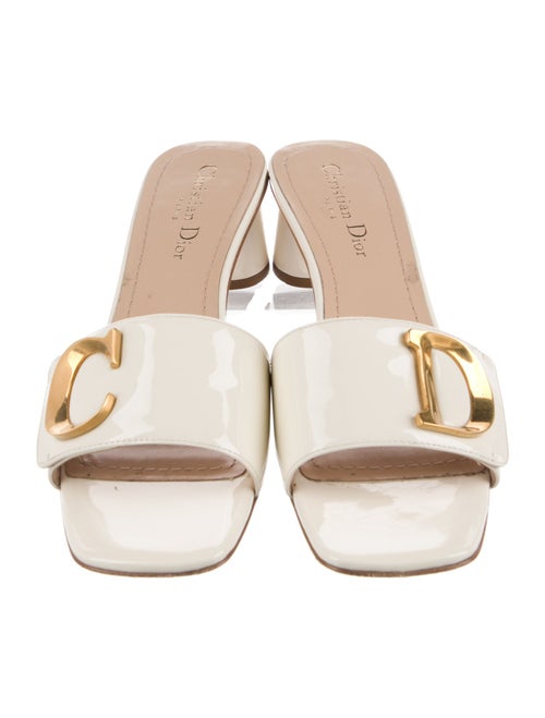 Christian Dior Patent Leather Slides