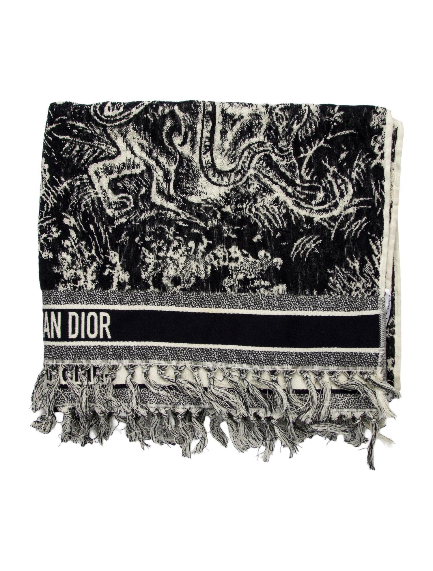 Christian Dior Toile De Jouy Reverse Towel