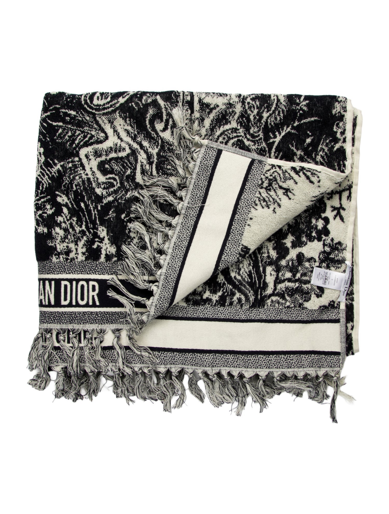 Christian Dior Toile De Jouy Reverse Towel