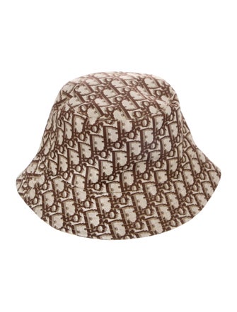 Christian Dior Diorissimo Reversible Printed Bucket Hat