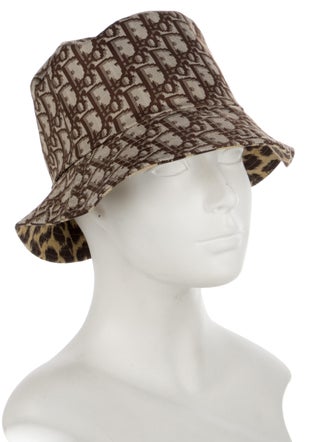 Christian Dior Diorissimo Reversible Printed Bucket Hat