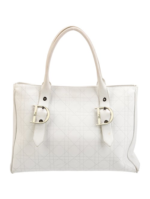 Christian Dior Quilted Top Handle Bag