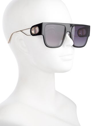 Christian Dior Square Mirrored Sunglasses
