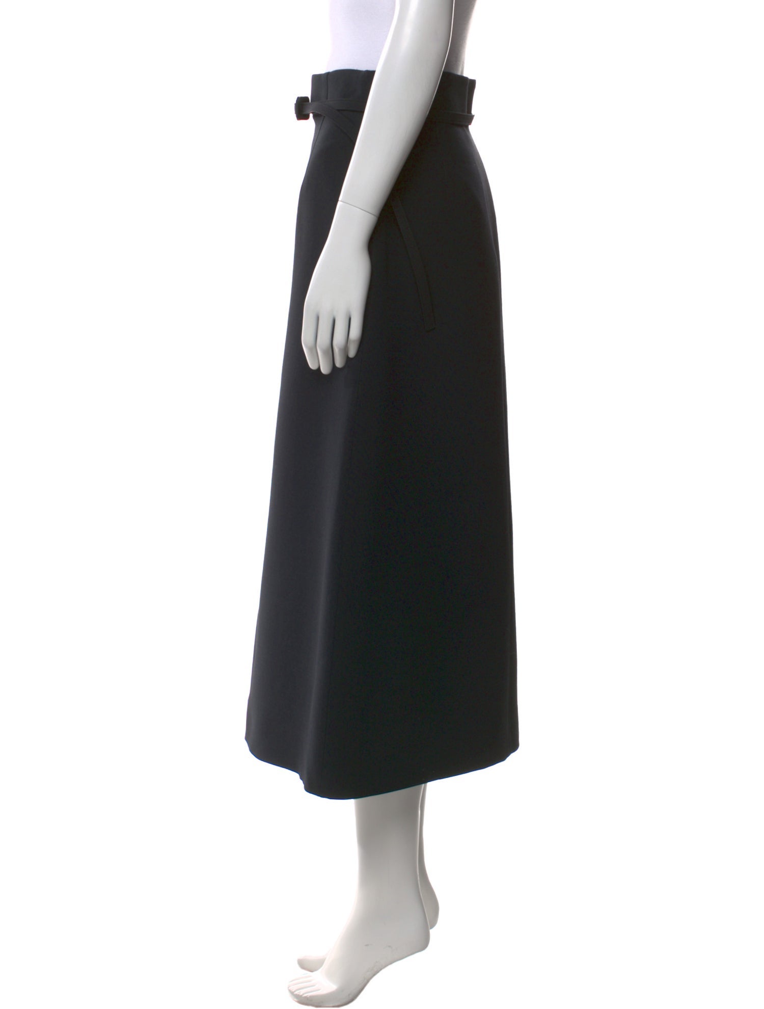 Christian Dior Wool Midi Length Skirt