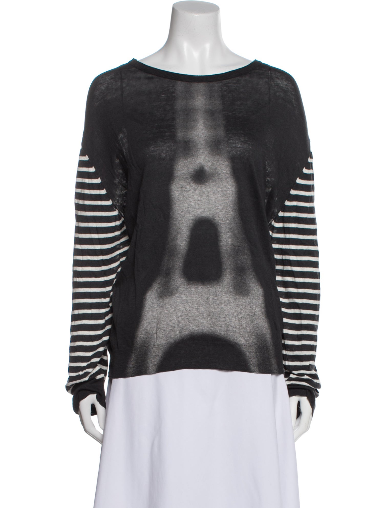 Christian Dior Linen Striped Top