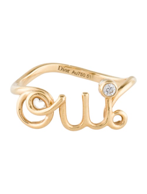 Christian Dior 18K Diamond Dioramour Ring