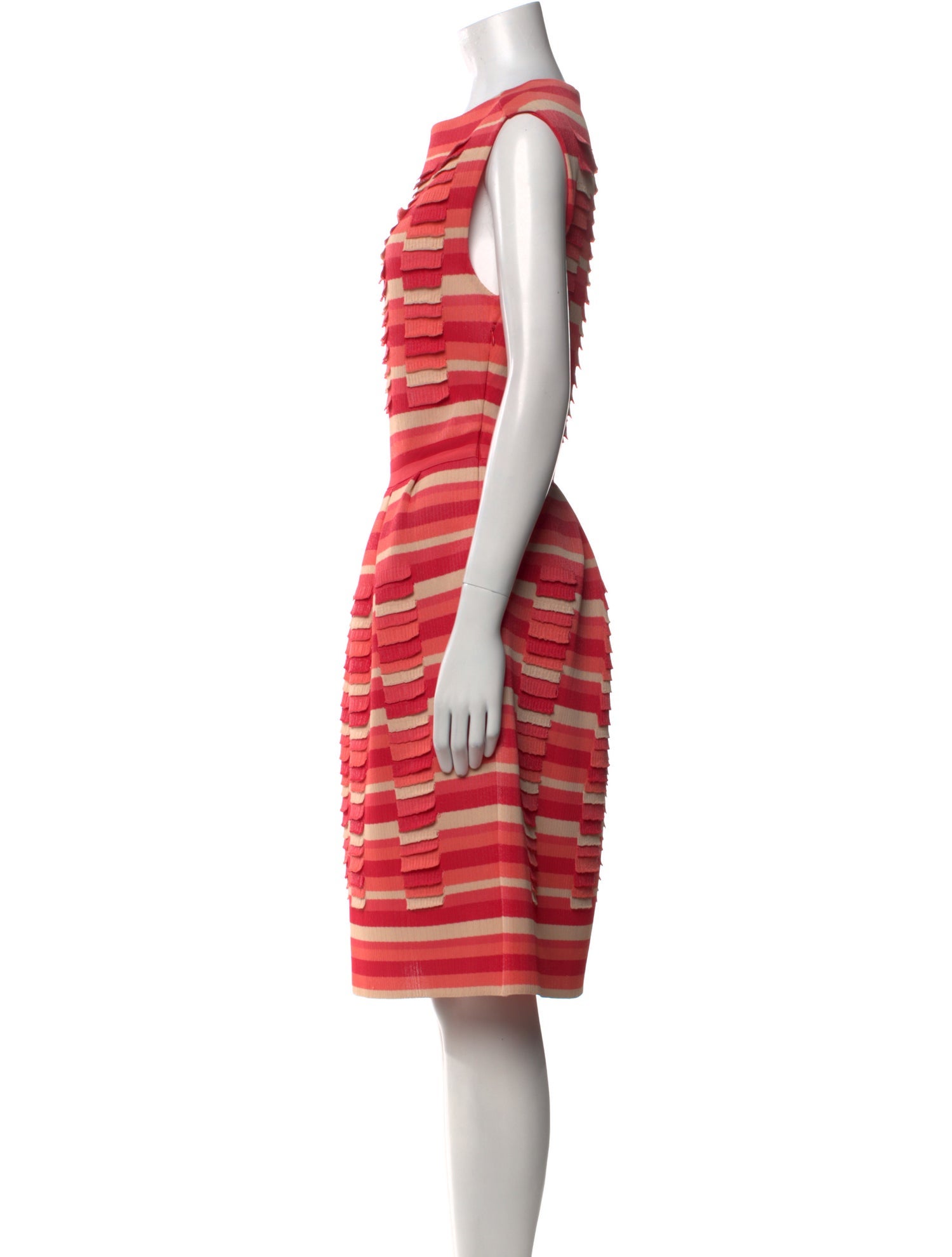 Christian Dior Striped Knee-Length Dress