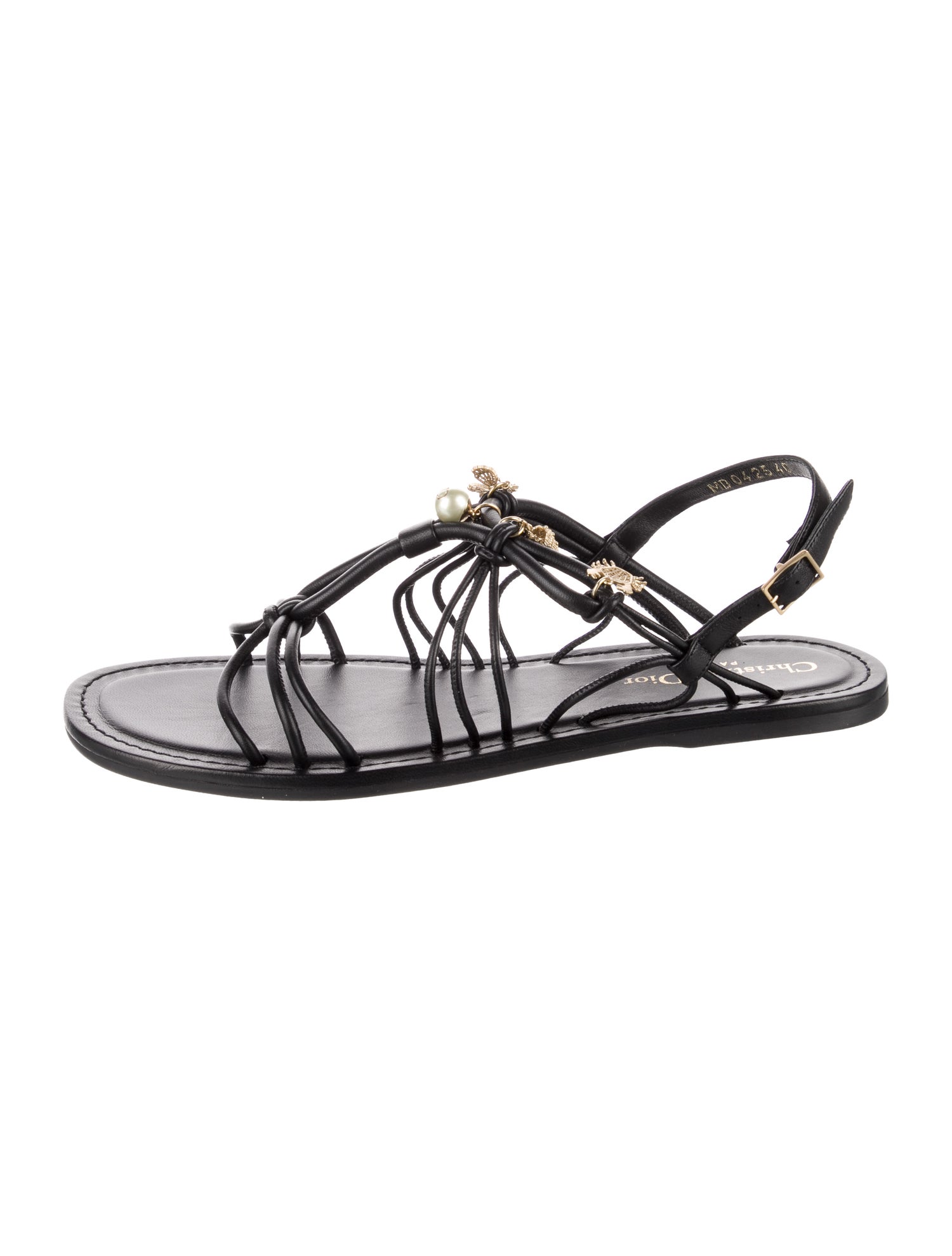 Christian Dior Leather Gladiator Sandals