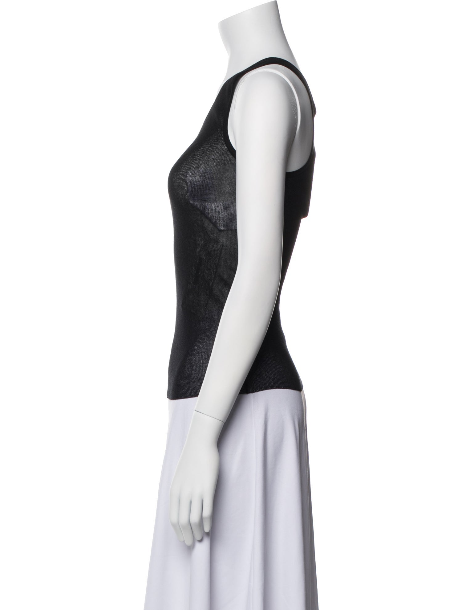 Christian Dior Scoop Neck Sleeveless Top w/ Tags