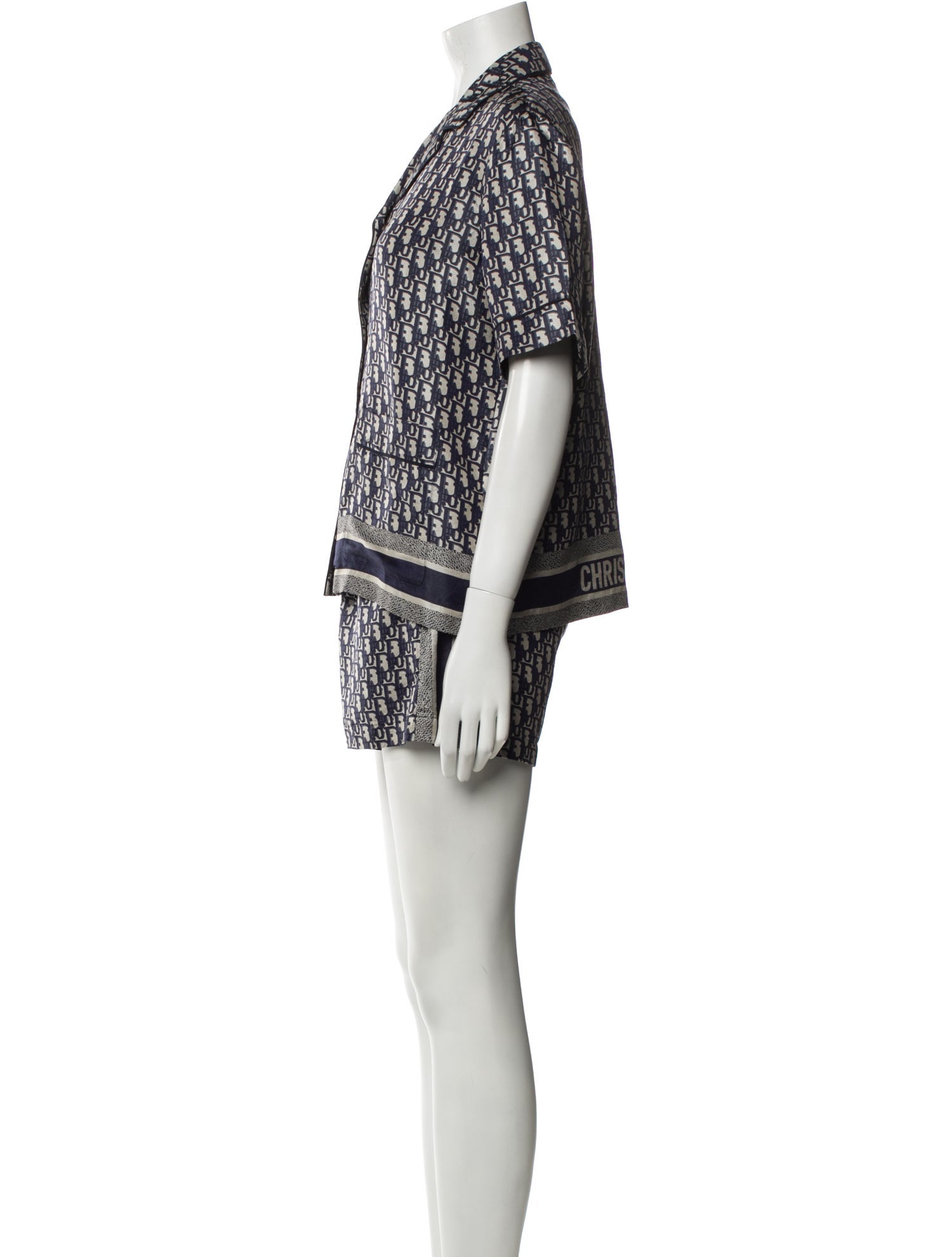 Christian Dior Silk Printed Lounge Set