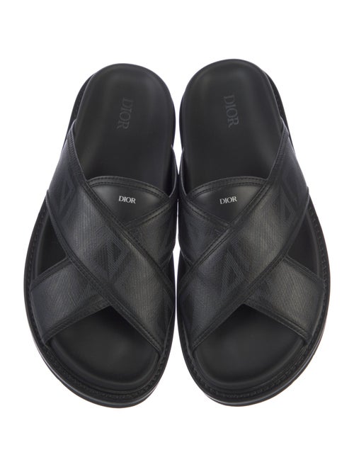 Christian Dior Leather Flip Flops w/ Tags