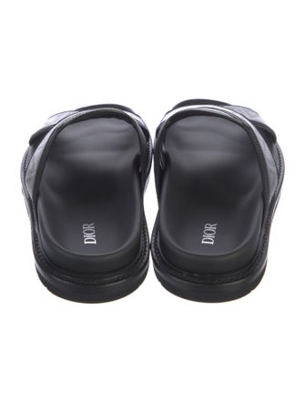 Christian Dior Leather Flip Flops w/ Tags