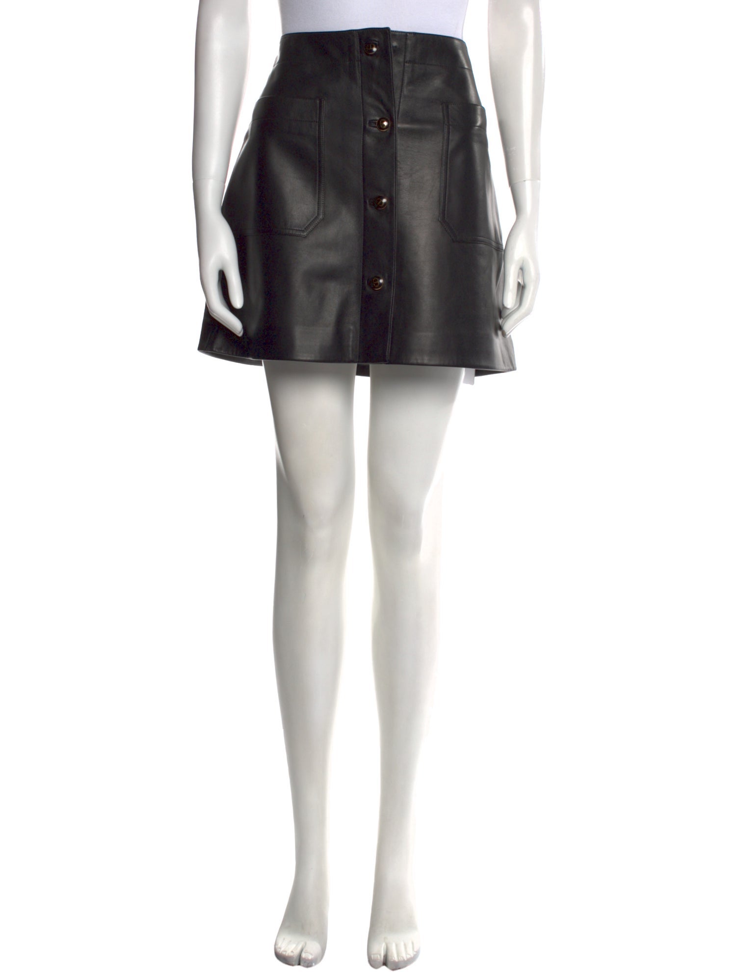 Christian Dior Leather Mini Skirt