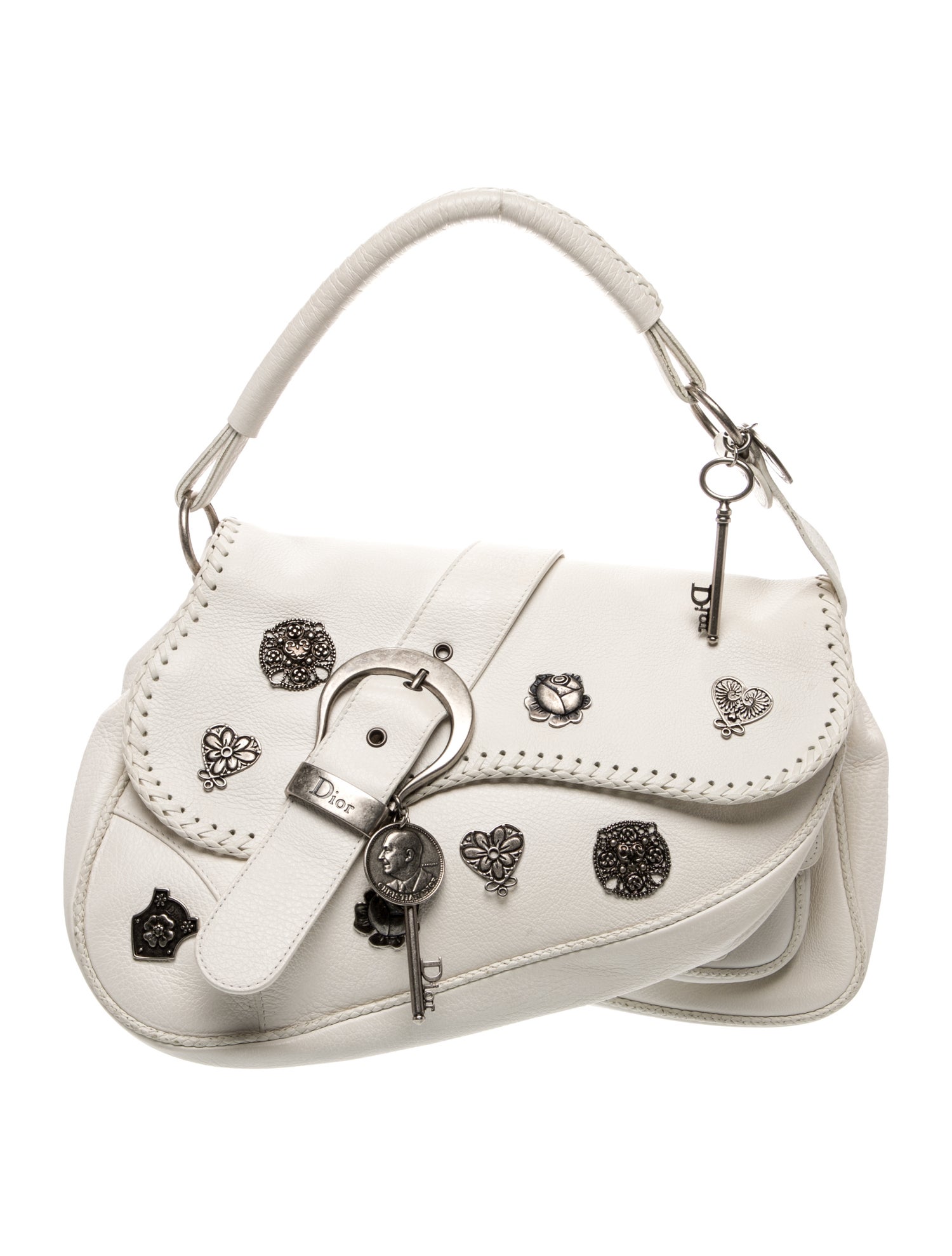 Christian Dior Leather Gaucho Saddle Vintage
