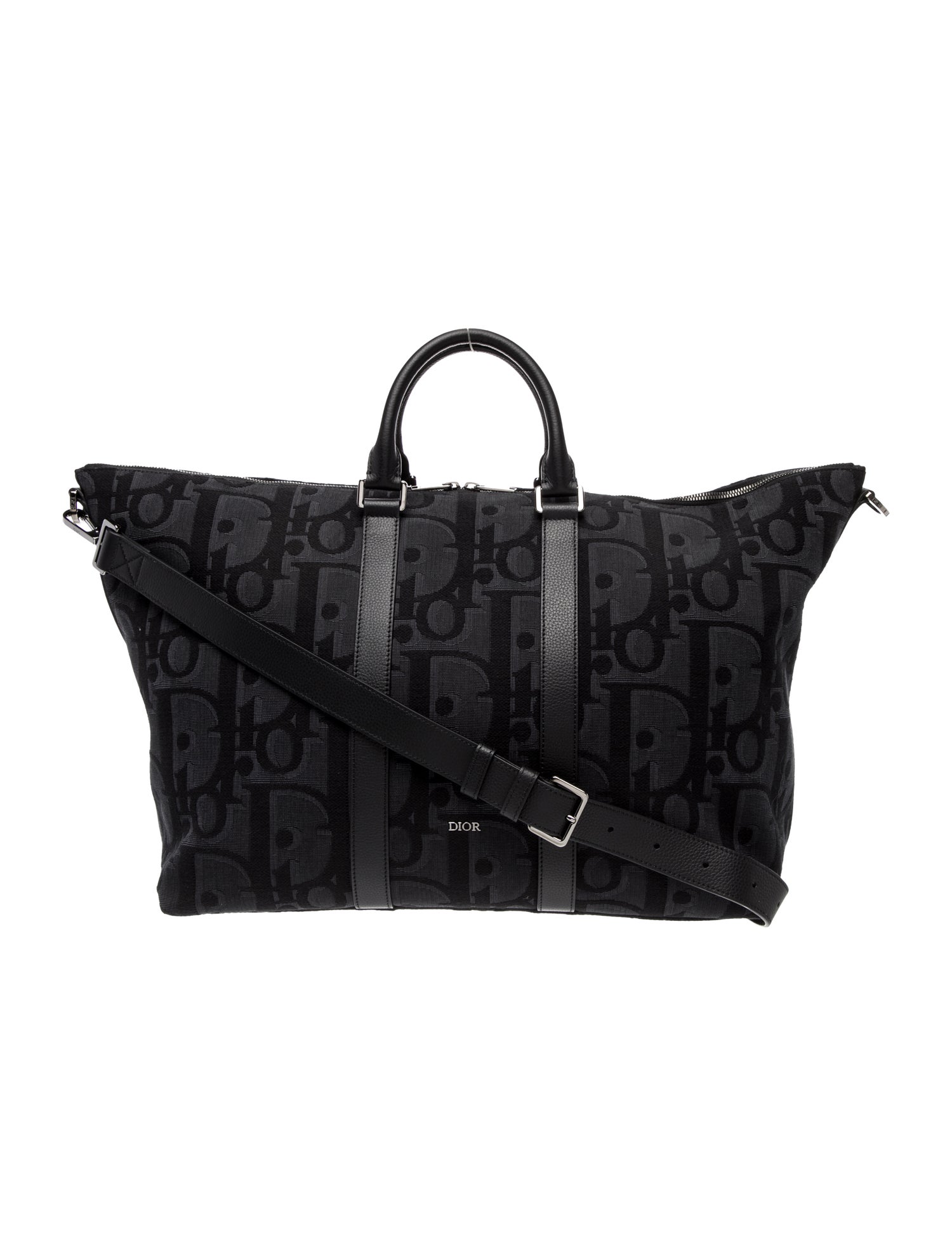 Christian Dior Oblique Jacquard Weekender Bag
