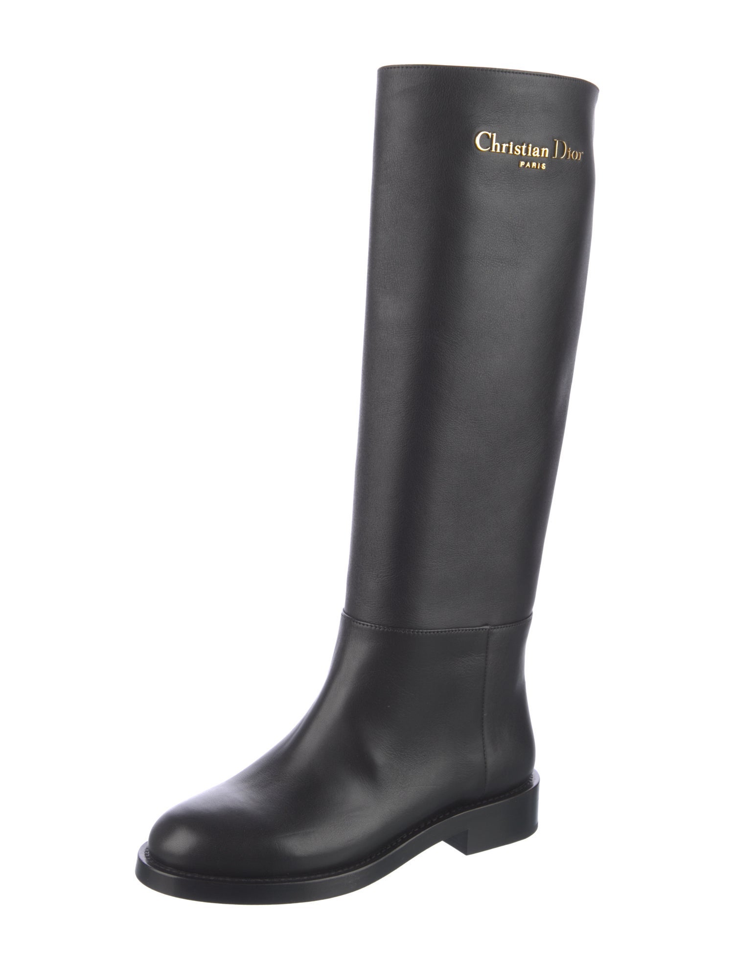 Christian Dior Leather Riding Boots