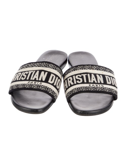 Christian Dior Canvas Printed Flats