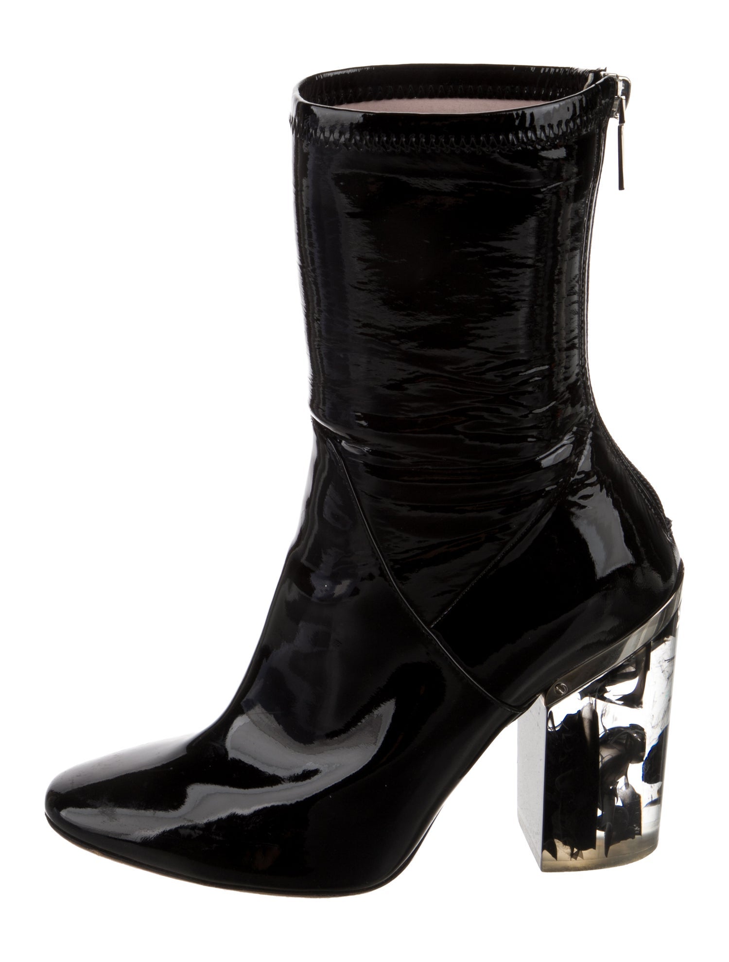 Christian Dior Patent Leather Boots