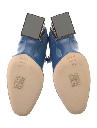 Christian Dior Patent Leather Crystal Embellishments Sock Boots