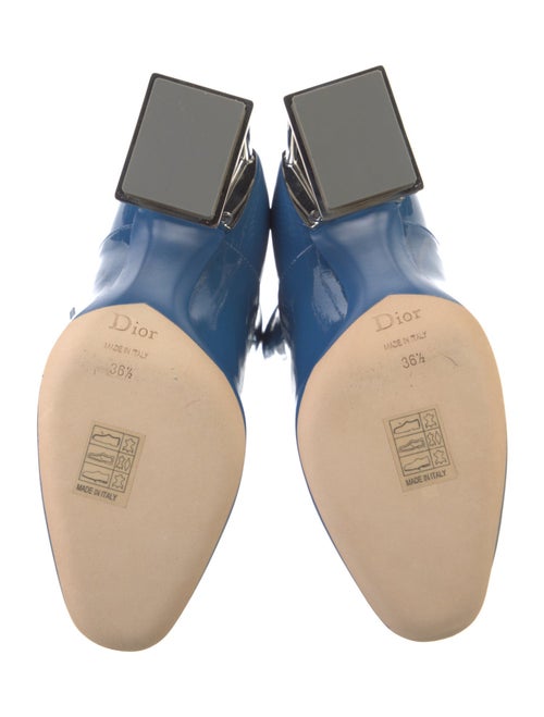 Christian Dior Patent Leather Crystal Embellishments Sock Boots