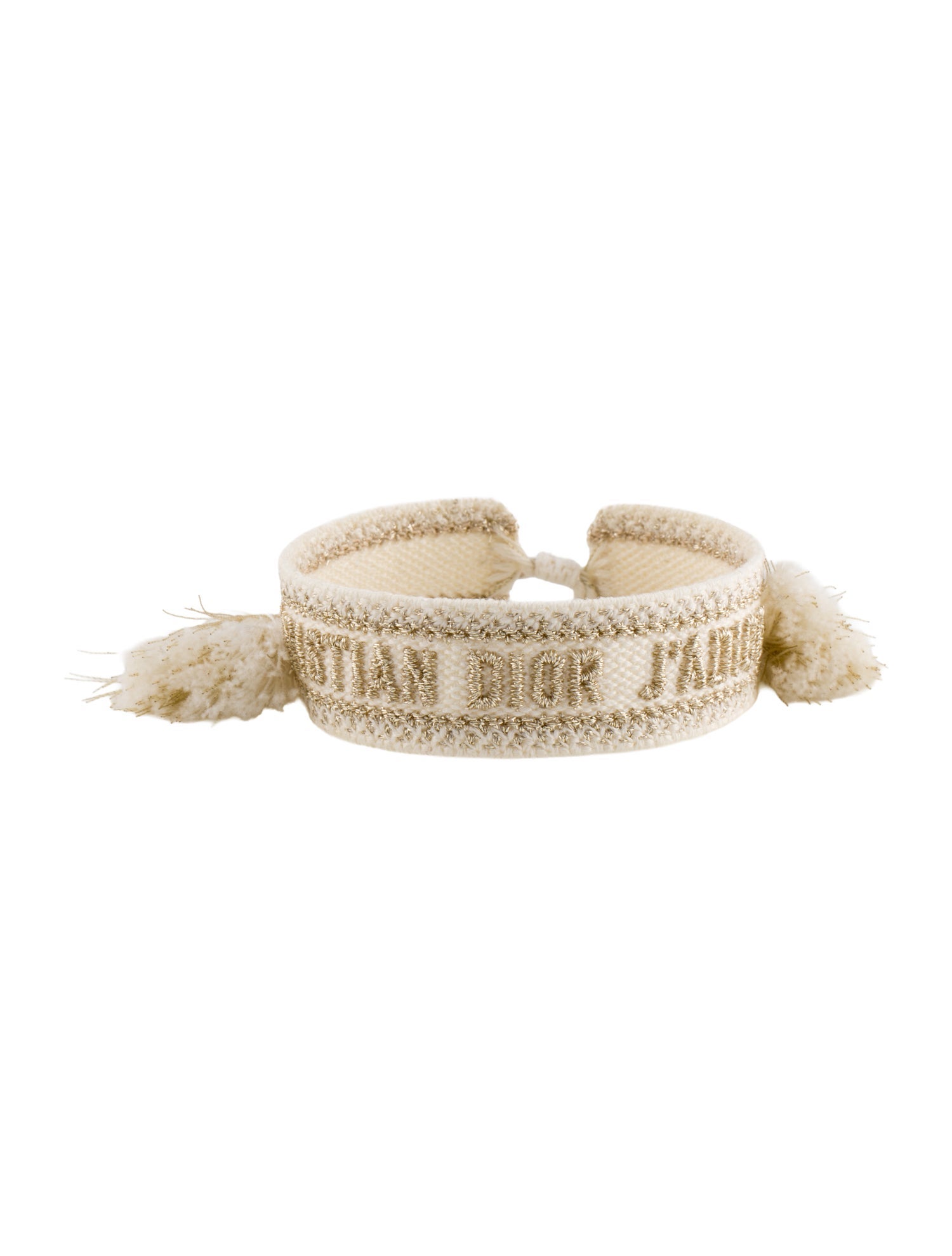 Christian Dior Thread & Cotton J'adior Friendship Wrap Bracelet