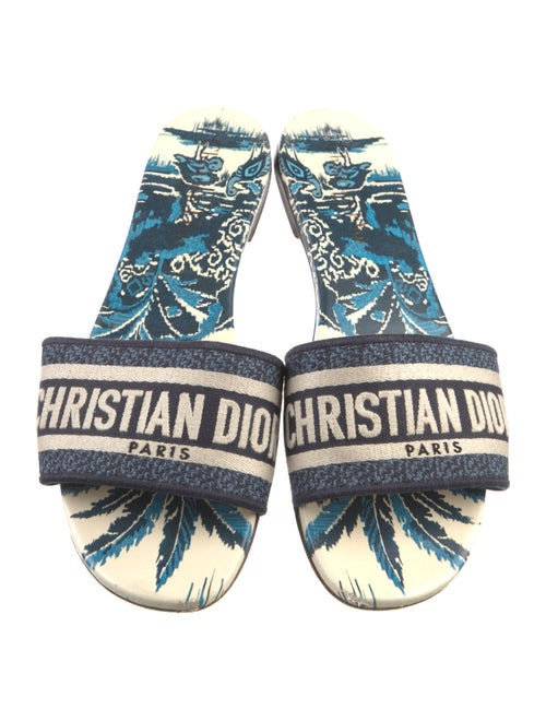 Christian Dior Dway Graphic Print Slides