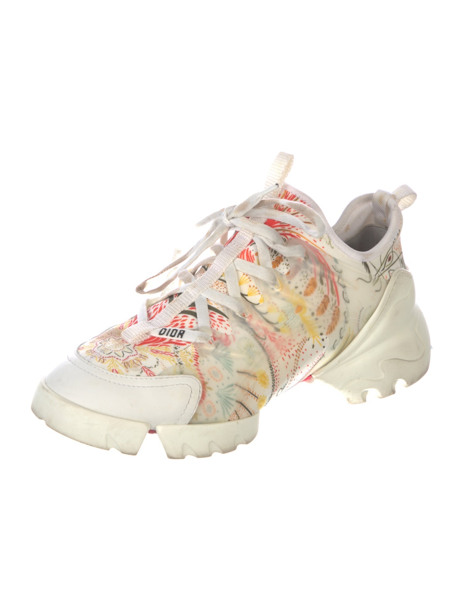 Christian Dior Neoprene Printed Chunky Sneakers