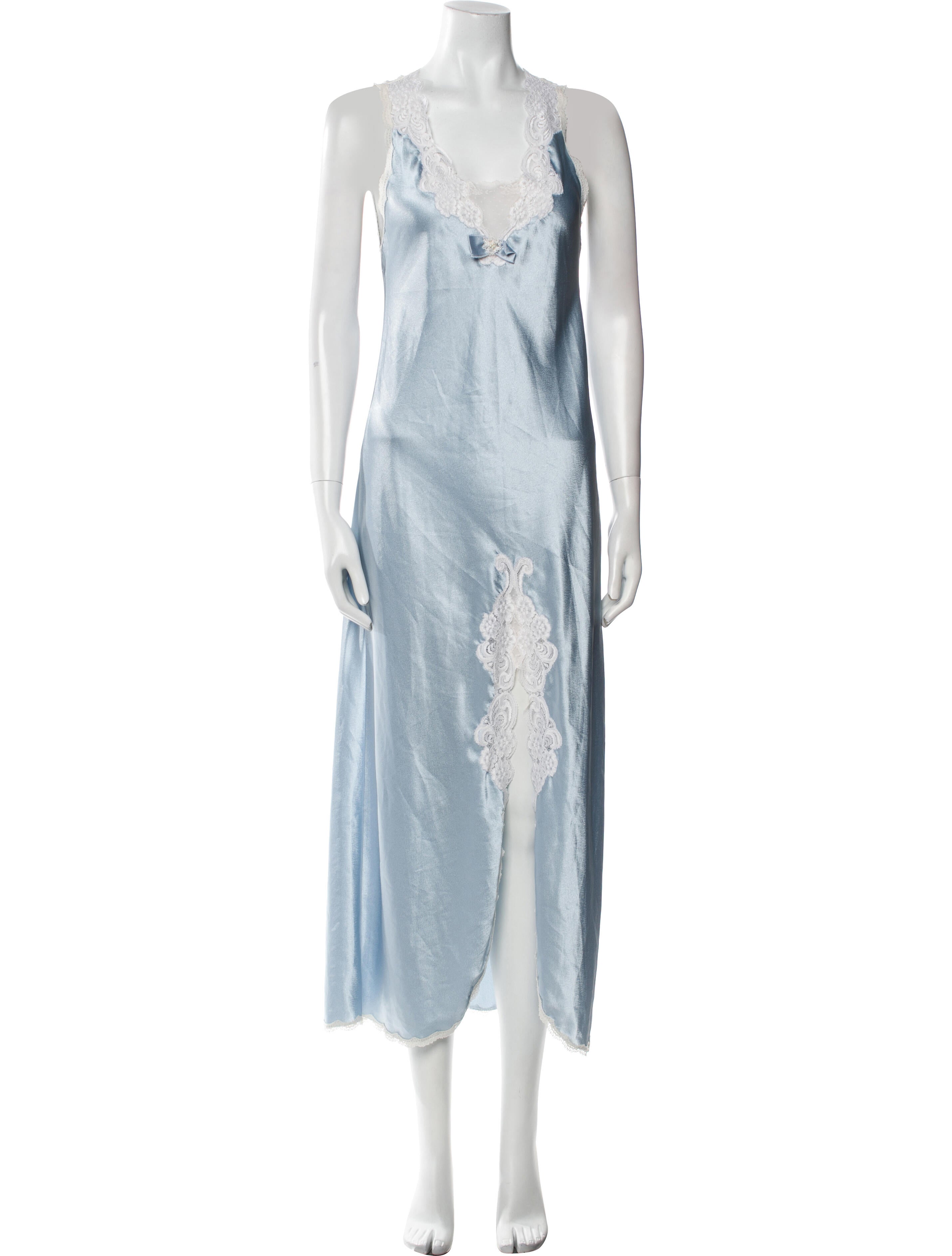 Christian Dior V-Neck Long Dress