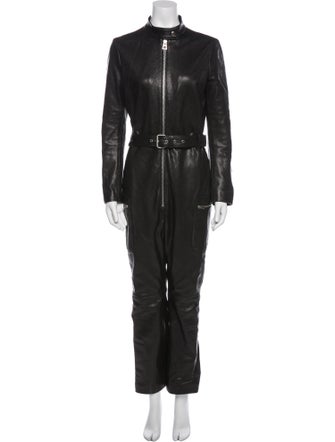 Christian Dior 2020 Lamb Leather Jumpsuit